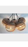 Wisząca lampa z tektury - BUBBLES 5
