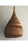 Lampa wisząca z tektury - CONE S