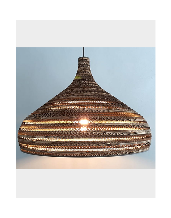 Lampa wisząca z tektury - CONE XL