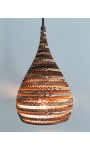 Lampa wisząca z tektury - CONE XS