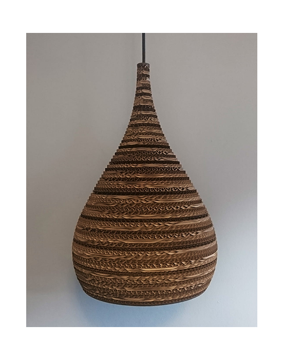 Lampa wisząca z tektury - CONE S 30