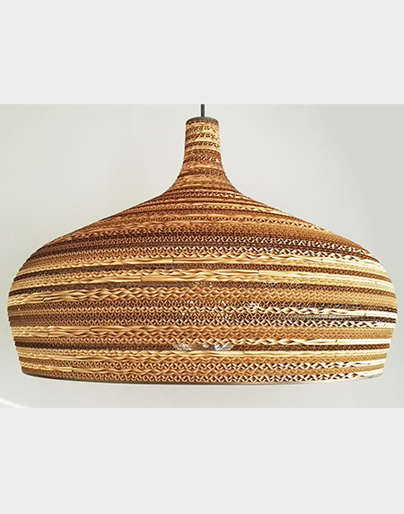 Lampa wisząca z tektury - DOME 60