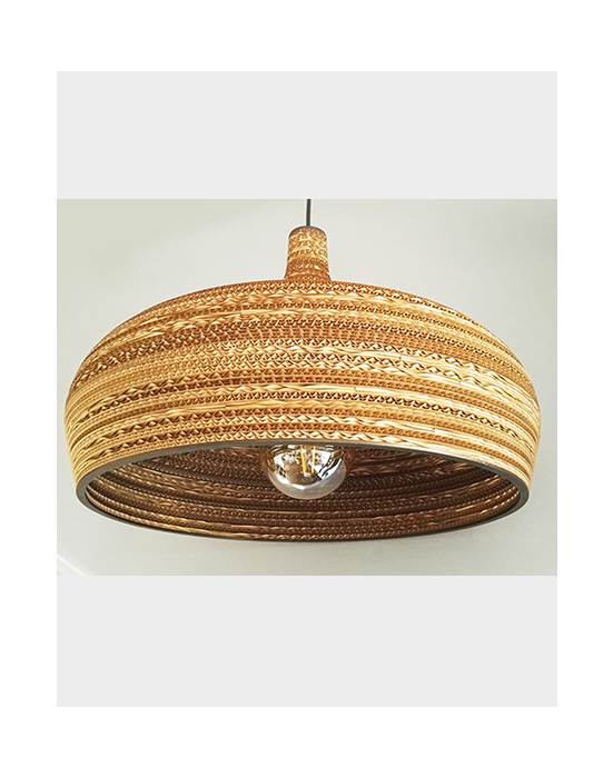 Lampa wisząca z tektury - DOME 60