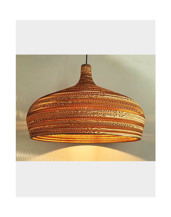 Lampa wisząca z tektury - DOME 60