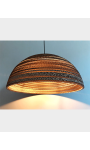 Okrągła lampa wisząca z tektury - HEMISPHERE 55