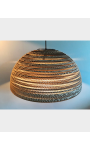Okrągła lampa wisząca z tektury - HEMISPHERE 55