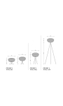 Lampa biurkowa z tektury - ORGANIC L