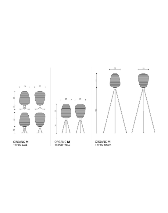 Lampa biurkowa z tektury - ORGANIC M