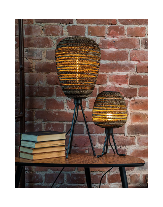 Lampa biurkowa z tektury - ORGANIC M