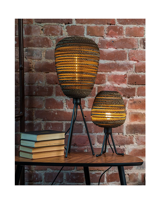 Lampa biurkowa z tektury - ORGANIC S