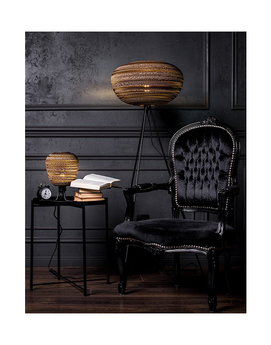 Lampa biurkowa z tektury - ORGANIC S