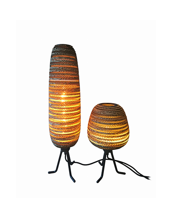 Lampa biurkowa z tektury - ORGANIC SL