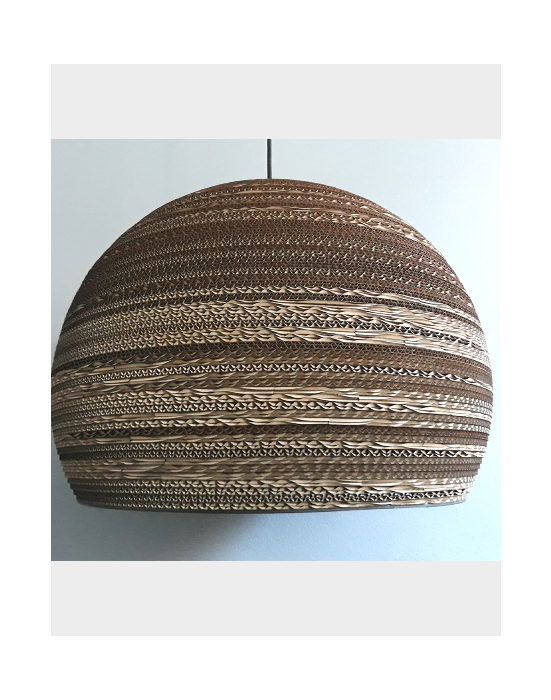 Okrągła lampa wisząca z tektury - SFERA 55
