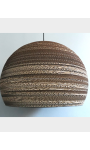 Okrągła lampa wisząca z tektury - SFERA 55