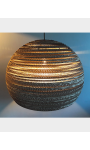 Okrągła lampa wisząca z tektury - SFERA 55