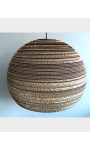 Okrągła lampa wisząca z tektury - SFERA 55