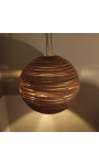 Okrągła lampa wisząca z tektury - SFERA 65