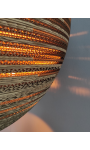 Okrągła lampa wisząca z tektury - SFERA 75