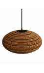Owalna lampa wisząca z tektury - STONE 35