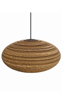 Owalna lampa wisząca z tektury - STONE 55