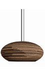 Owalna lampa wisząca z tektury - STONE 70
