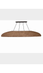 Podłużna lampa wisząca z tektury - TABLO XL
