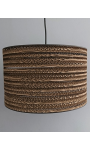 Cylindryczna lampa wisząca z tektury - TAMBURO 35