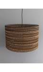 Cylindryczna lampa wisząca z tektury - TAMBURO 45