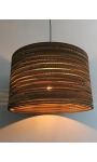 Cylindryczna lampa wisząca z tektury - TAMBURO 55