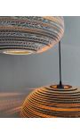 Wisząca lampa z tektury - ORGANIC XL